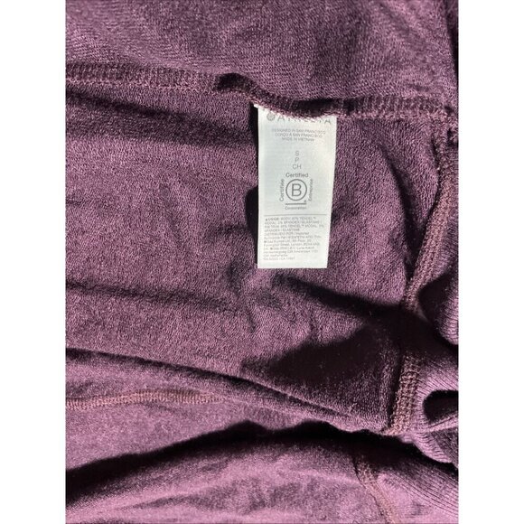 Athleta Pranayama Womens Restore Wrap Cardigan Size S Plum Purple Yoga Stretchy - Picture 5 of 8